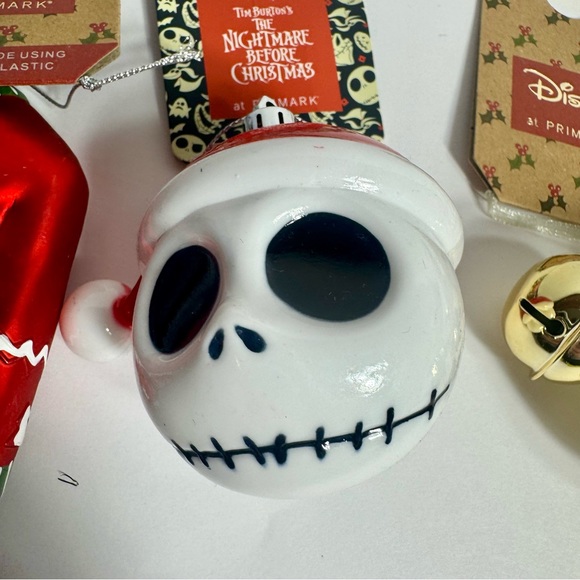NWT. Primark Disney 4 ornaments. Includes Jack Skellington, Mickey Mouse gold - Picture 3 of 6